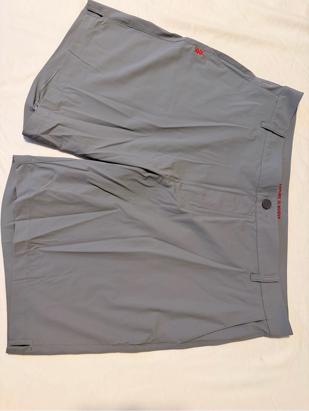 RHONE Men's Gray Hybrid Shorts Size 36